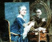 marie suzanne giroust roslin sjalvportratt med maurice quentin oil painting artist